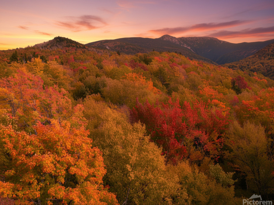 AUTUMN MOUNTAIN AT SUNSET 2026