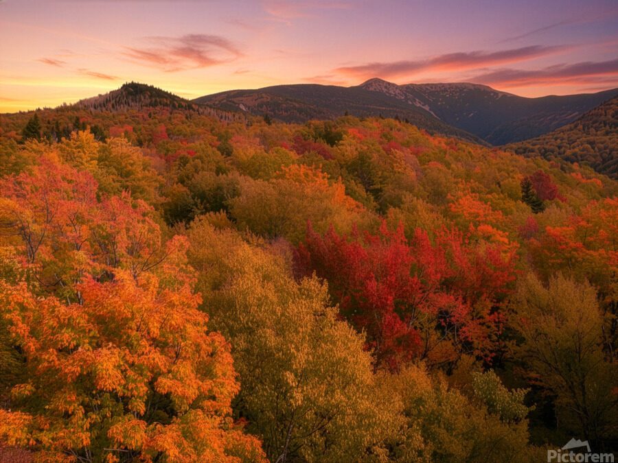 AUTUMN MOUNTAIN AT SUNSET 2026